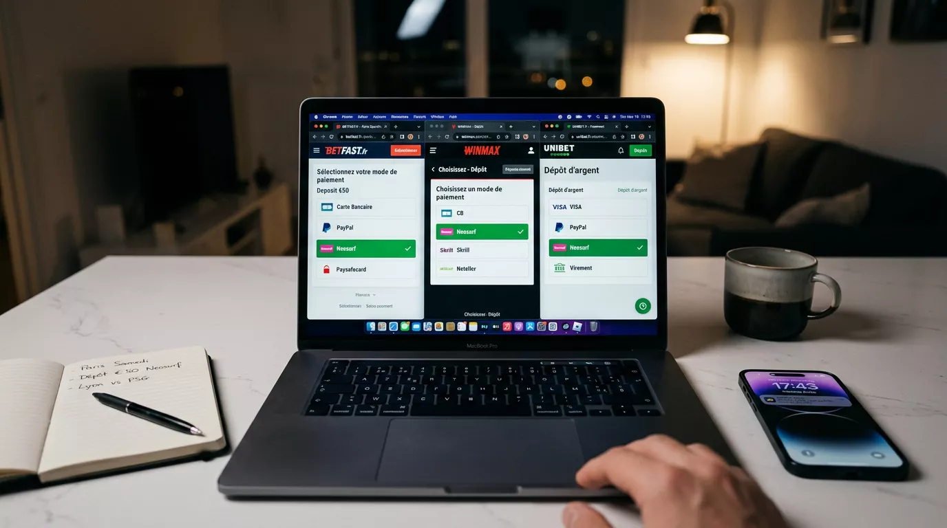 Bookmakers agréés ANJ acceptant Neosurf en France en 2026