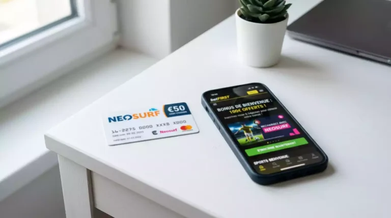 Offres de bonus de bienvenue accessibles avec un dépôt Neosurf chez les bookmakers agréés ANJ en France