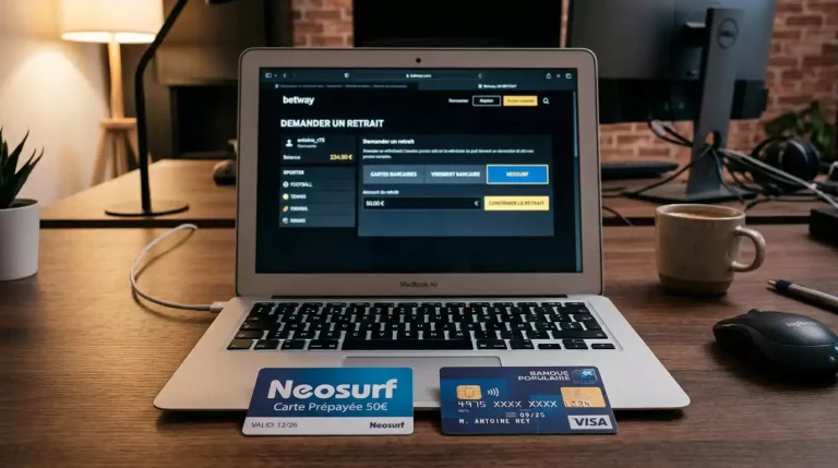 Schéma expliquant pourquoi le retrait via Neosurf n'est pas possible sur les sites de paris sportifs